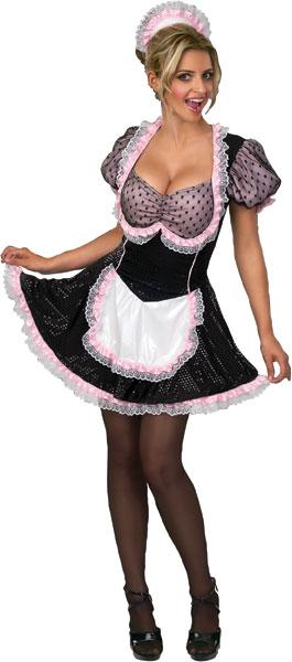 French Maid Fancy Dress Costume by Rubies 56092 available here at Karnival Costumes online party shop