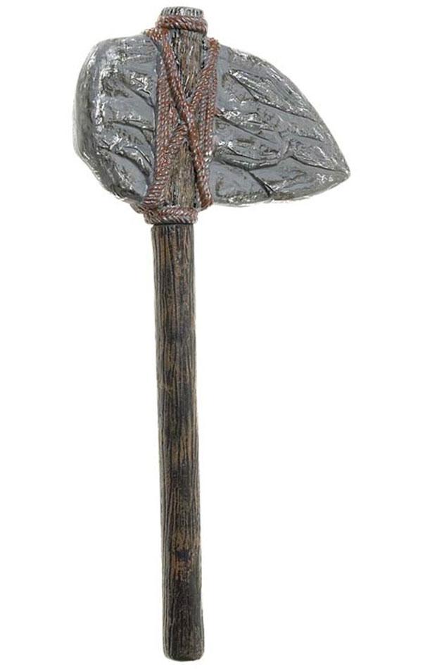 Stoneage Axe Pre-Historic Costume Accessory by Widmann 8611P available here at Karnival Costumes online party shop