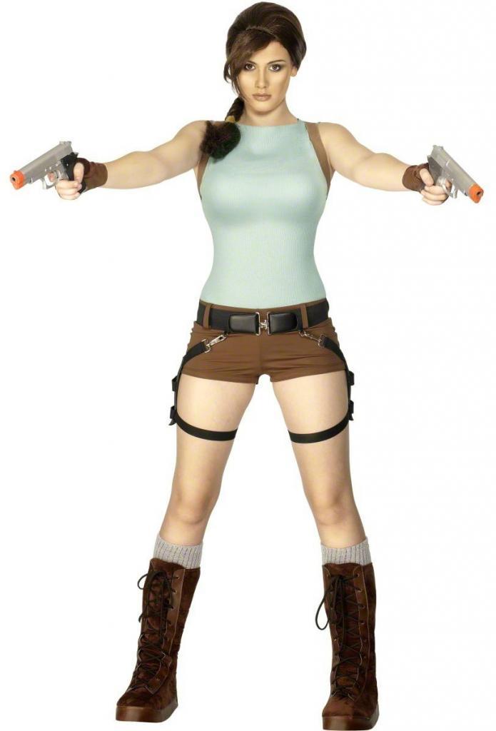 Lara Croft Tomb Raider Anniversary Edition Fancy Dress Costume