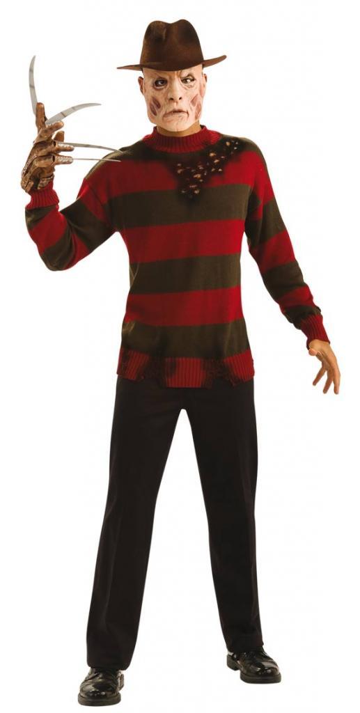 Nightmare on Elm Street Deluxe Freddy Krueger jumper by Rubies 889414 available here at Karnival Costumes online Halloween party shop