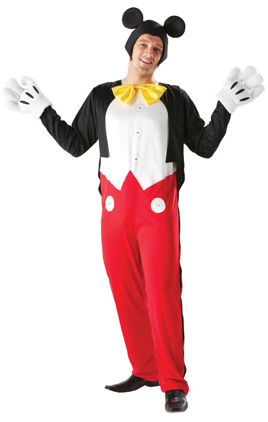 Disney's Mickey Mouse costume for adults by Rubies 888808 fully licensed and available here at Karnival Costumes online party shop