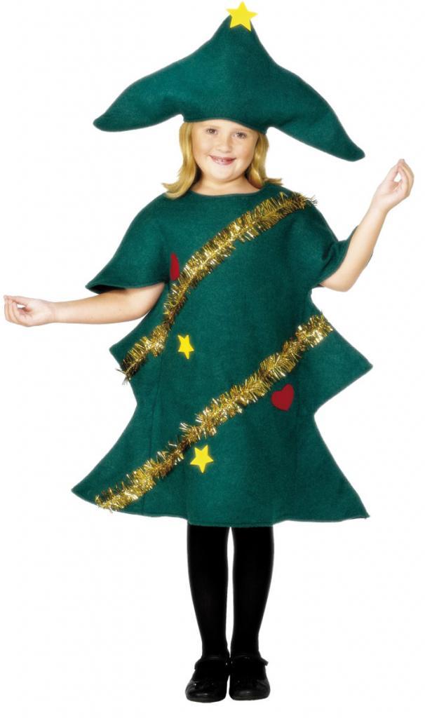 Unisex Children's Christmas Tree Costume worn by Girl
