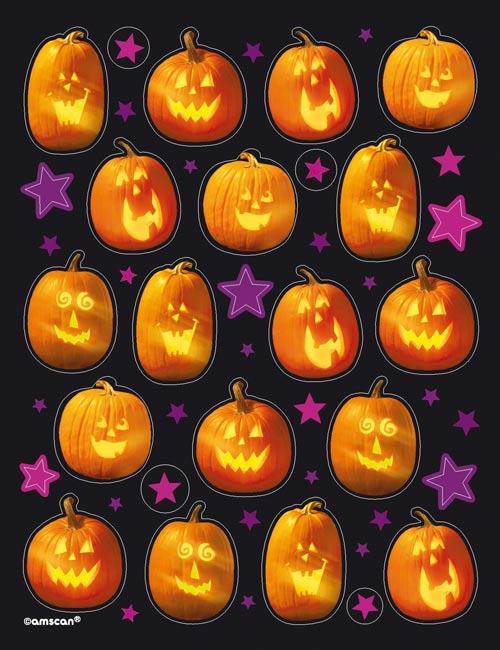 Halloween Party Stickers - Pumpkin Hollow