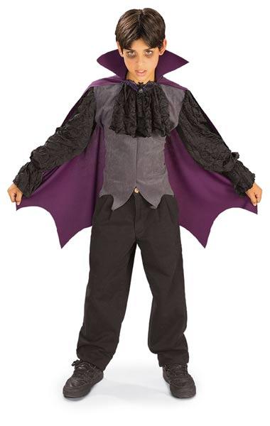 Night Vampire Boy's Halloween Fancy Dress Costume