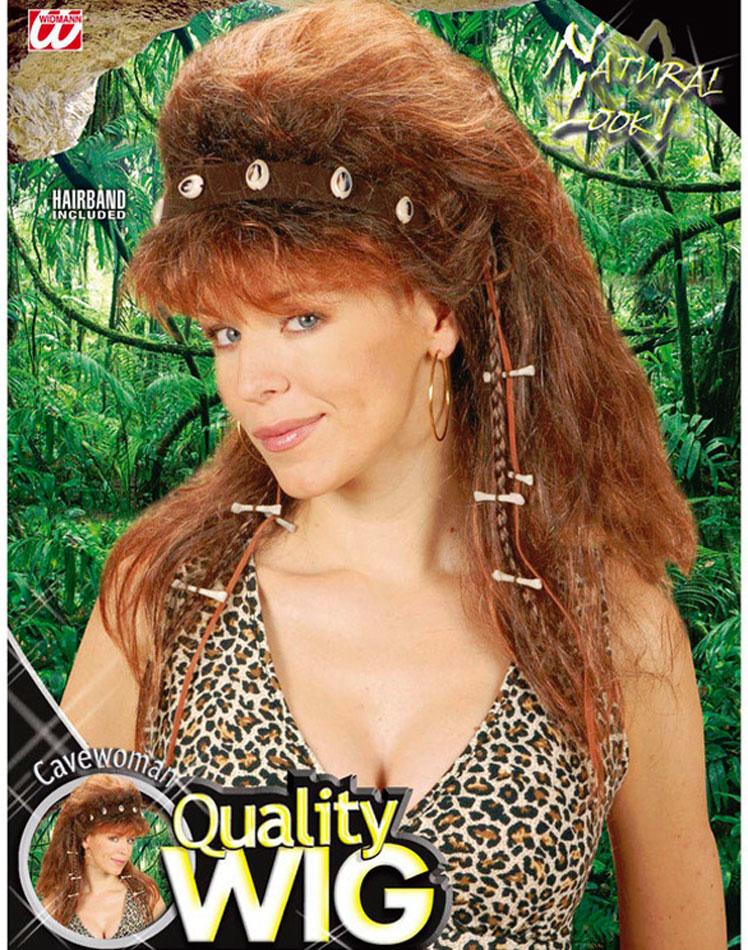 Brown Cavewoman Wig by Widmann P1008 available here at Karnival Costumes online party shop