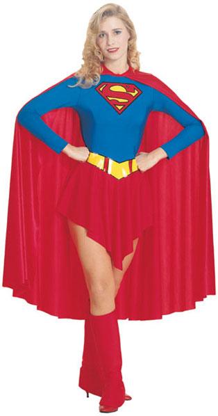 Classic Supergirl fancy dress costume for adults by Rubies 15553 available here at Karnival Costumes online party shop
