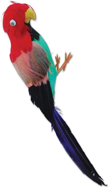 Feathered Parrot for the Wrist - 30cm