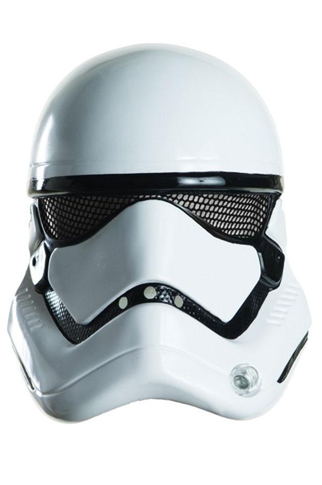 Stormtrooper Face Mask from the Force Awakens Star Wars movie by Riubies 32310 and available from Karnival Costumes
