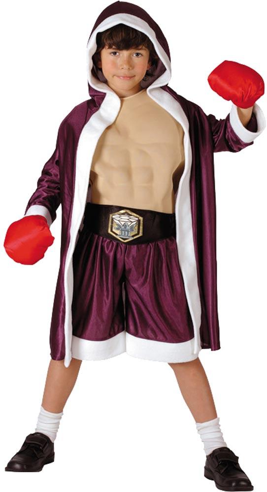 Deluxe Boxer Costume - Kids Costumes - Sports Fancy Dress