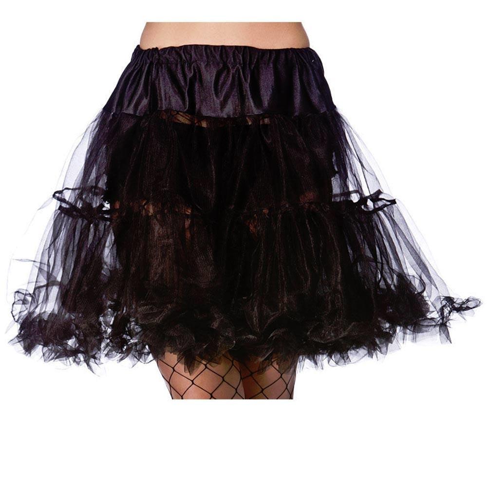 Black 18" Ruffle Petticoat by Wicked TS-7161 available here at Karnival Costumes online party shop