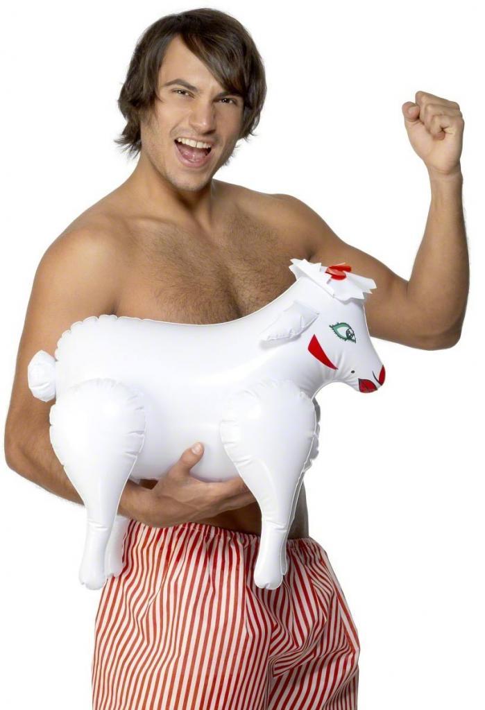 Stag Night Bonking Sheep Inflatable