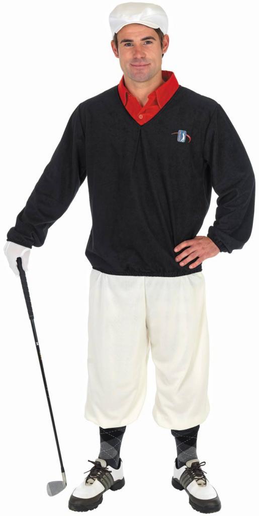 Adult Golfer Costume - Sports Fancy Dress and Adult Costumes