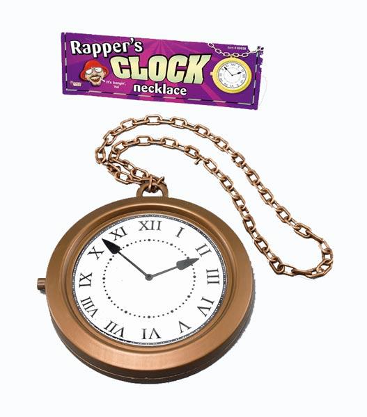 Jumbo Clock Medallion - Rap Star or White Rabbit Accessory