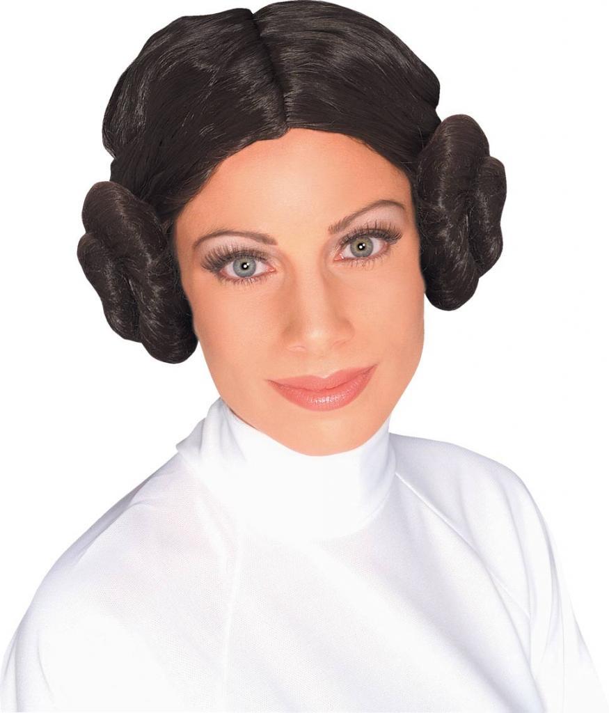 Fully licensed Princess Leia Wig by Rubies 50832 from a collection of Star Wars costume wigs and accessories here at Karnival Costumes online party shop