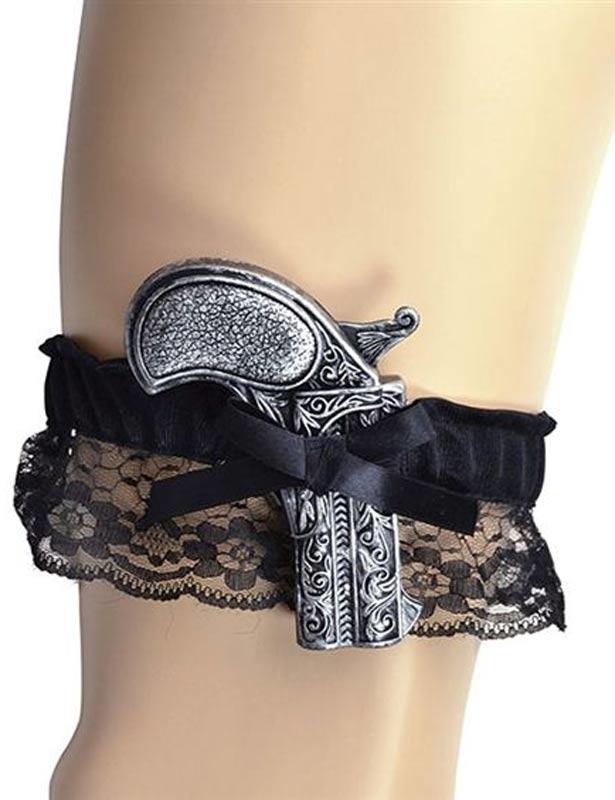 Pirate Gun Garter by Bristol Novelties BA2991 from a range of Pirate Costume Accessories available here at Karnival Costumes online party shop