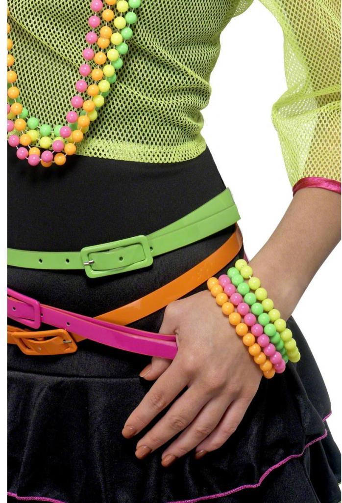 80s Accessories - Neon Bracelets - 80s Jewellery