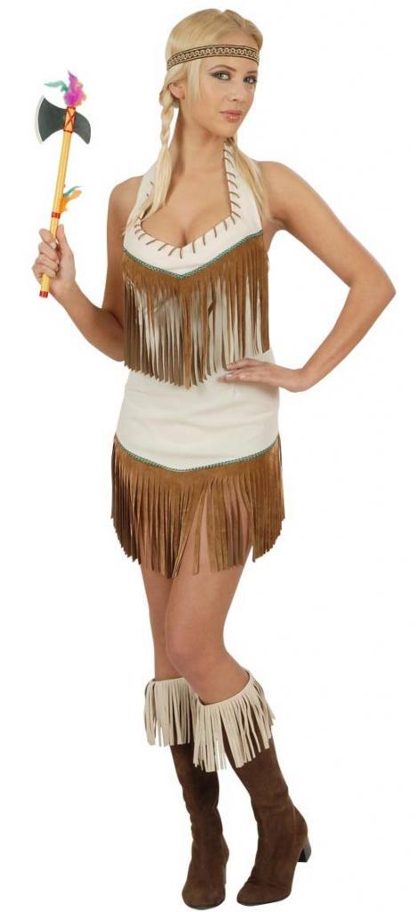Dreamgirlz Indian Fancy Dress Costume for Ladies from a collection of Wild West Costumes at Karnival Costumes