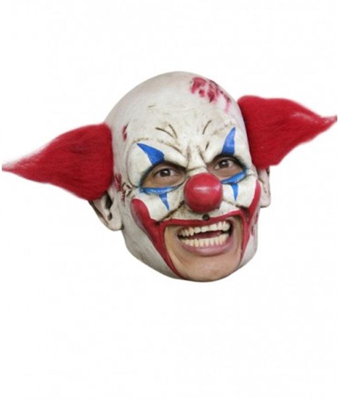 Horror Clown Mask with Chin Strap from a big collection of Klown masks at Karnival Costumes your Halloween specialists