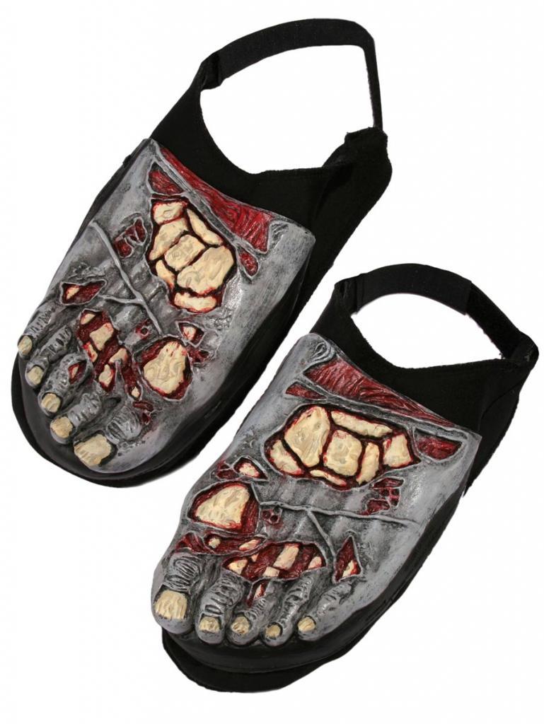 Zombie Shoe Covers from a massive collection of zombie costume accessories at Karnival Costumes your Halloween specialists at www.karnival-house.co.uk