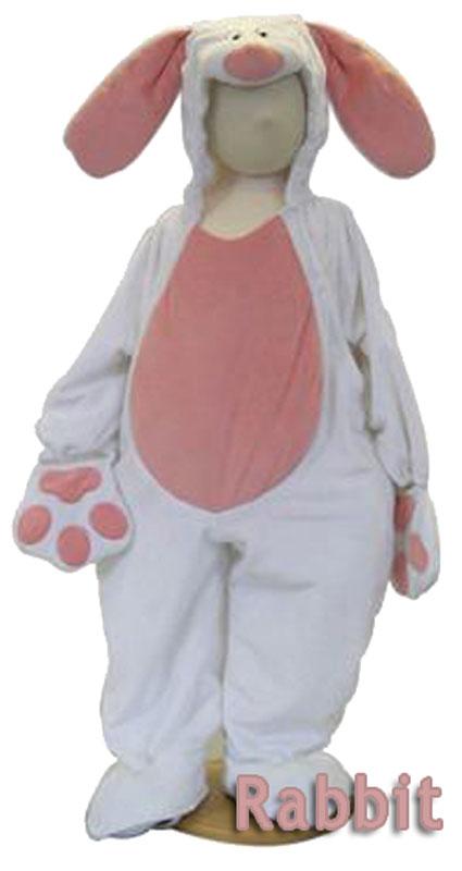 Rabbit and Mouse Fancy Dress Costume for Children showing the Rabbit Option from a collection of animal fancy dress at www.karnival-house.co.uk