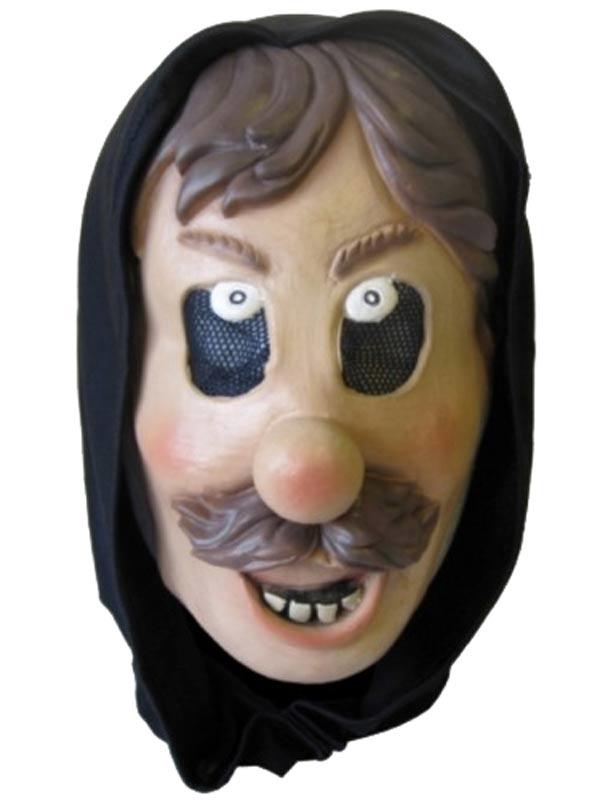 Creepy Man Mask with Hood - Halloween Early Bird Special