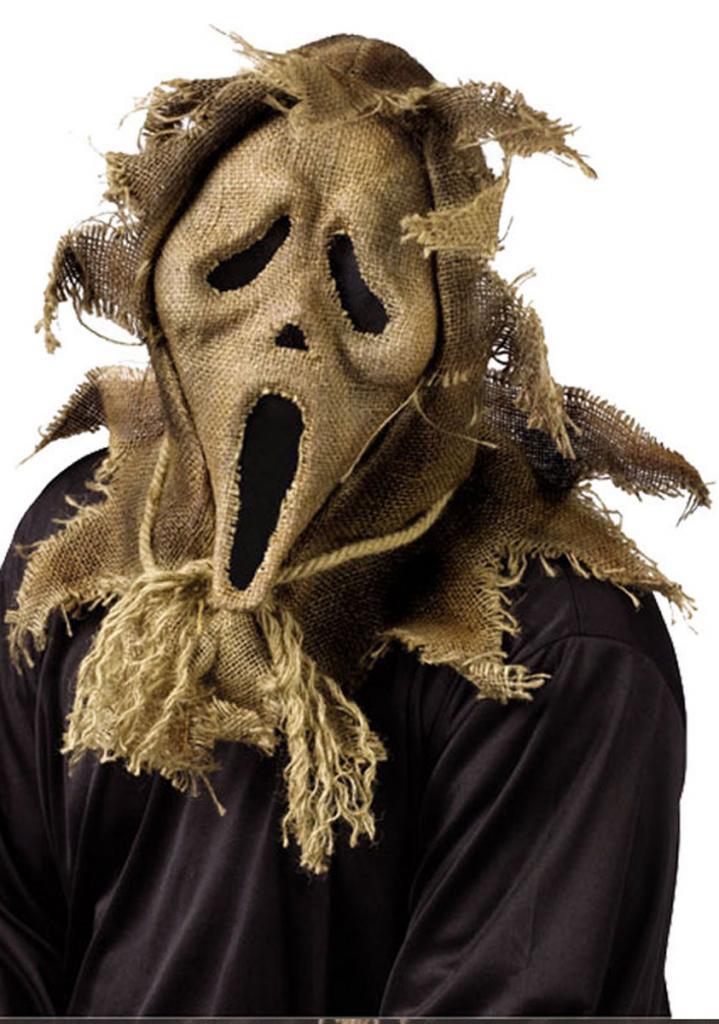 Ghost Face Scarecrow Mask
