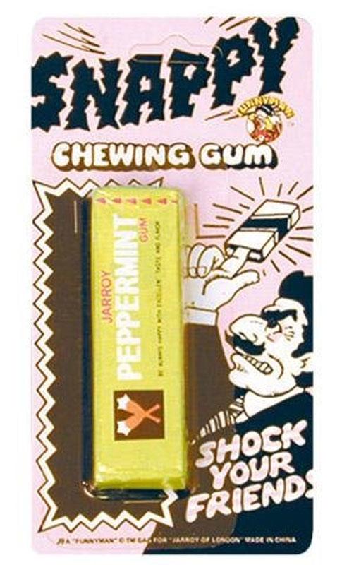 Snappy Chewing Gum Pack from a huge collection of jokes and gags