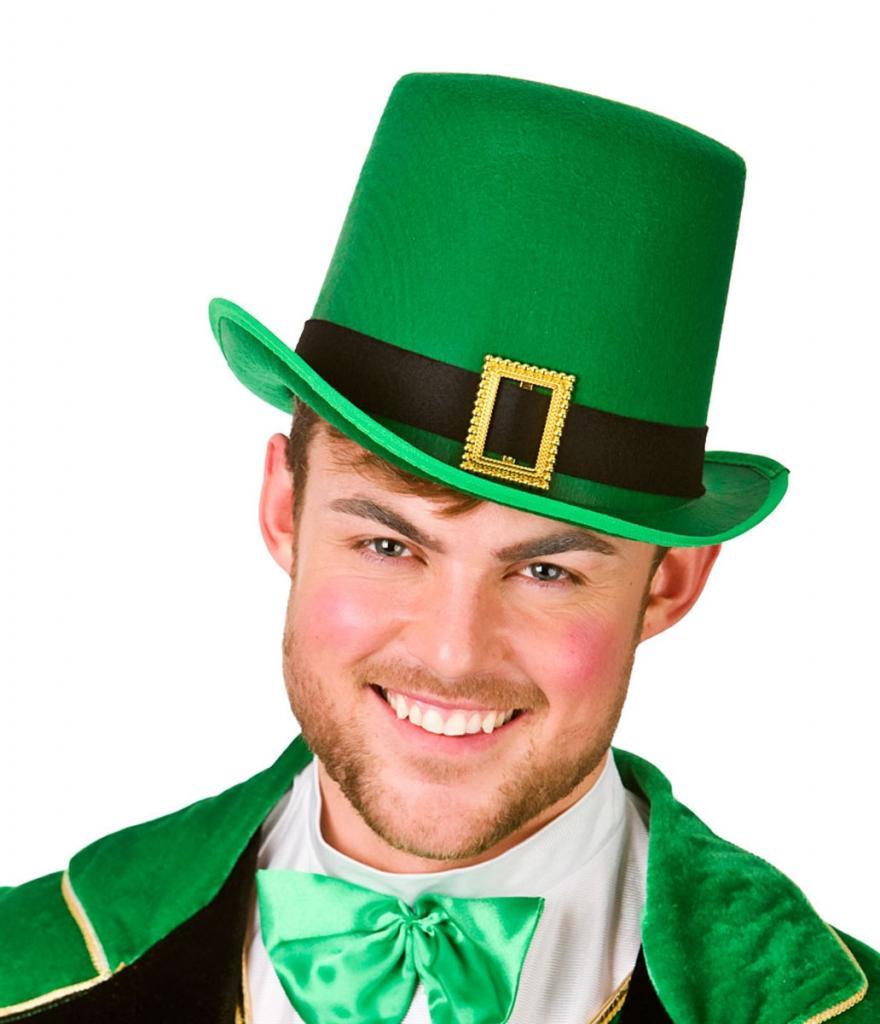 St Patricks Day Green Top Hat by Wicked AC9191 from Karnival Costumes
