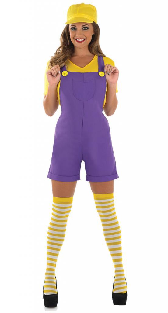 Adult Yellow Sexy Plumbers Mate Girl Costume by Fun Shack 3926 available at Karnival Costumes