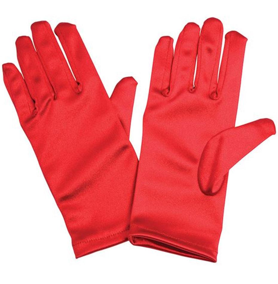 Children's Unisex Red Gloves by Bristol Novelties BA131 from Karnival Costumes