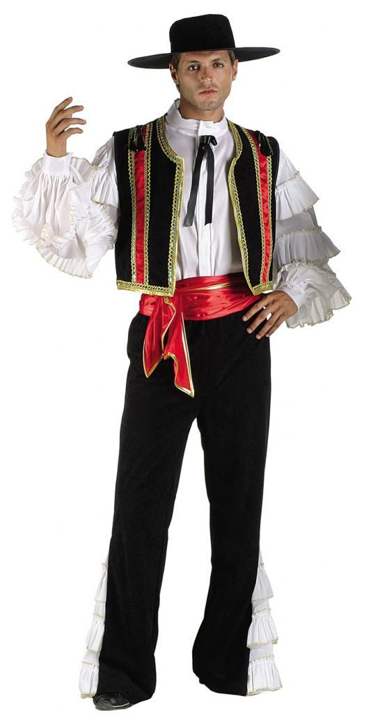 Spanish Male Dancer Fancy Dress Costume by Stamco and available in the UK from Karnival Costumes