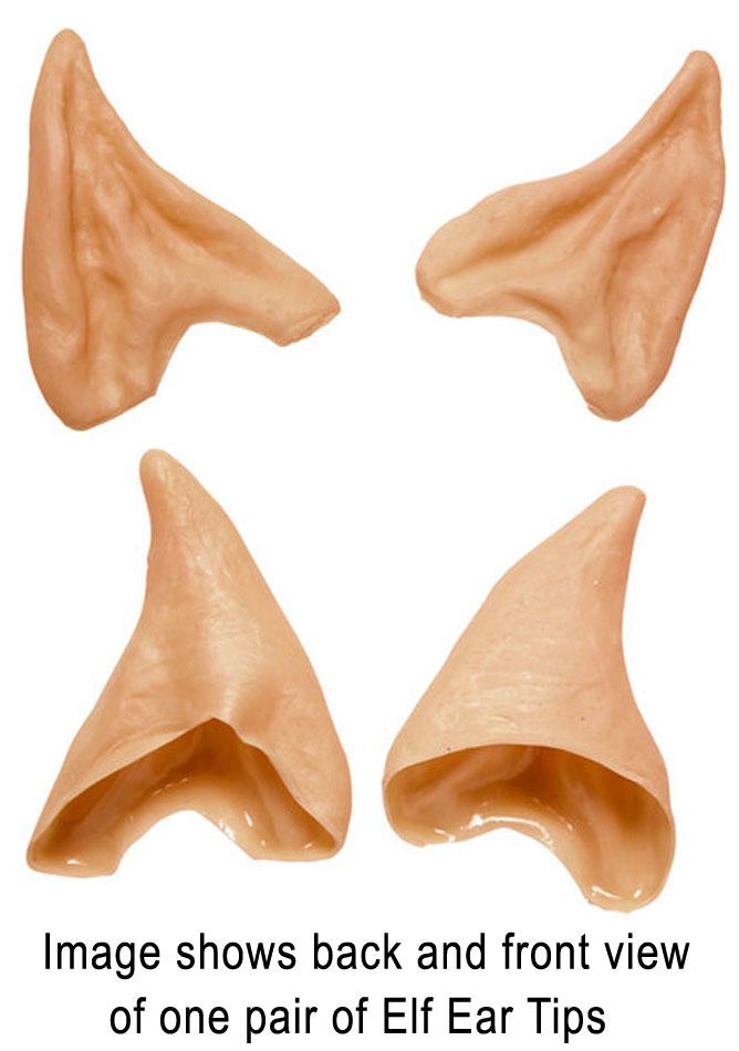 Point Flesh Coloured Ear Tiops from Widmann 3313 and suitable for elves and pixies. Available from a collection at Karnival Costumes