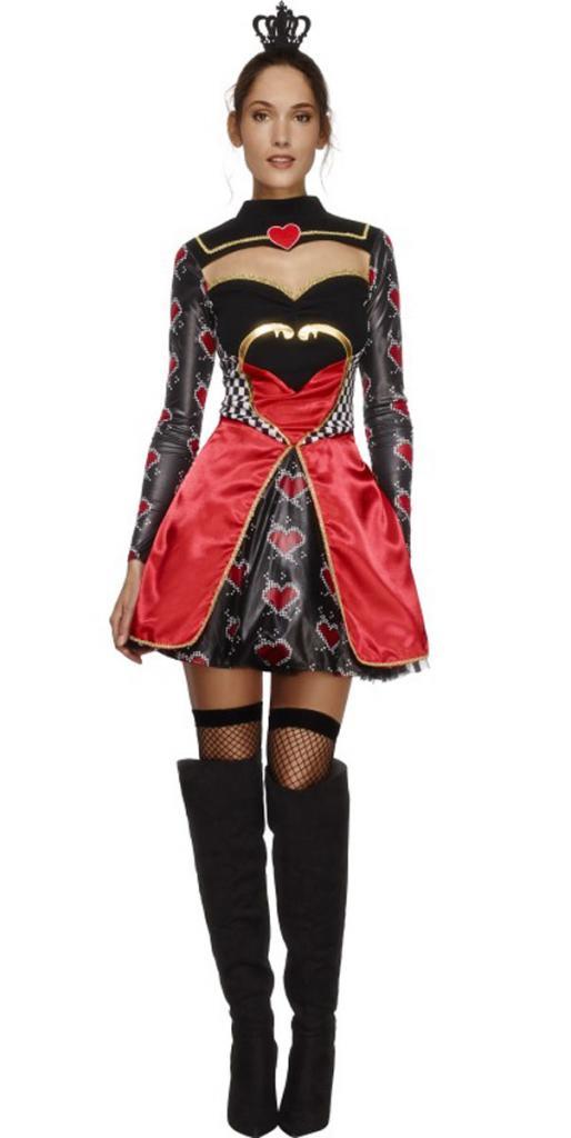 Fever Queen of Hearts Costume by Smiffys 43479 and available from Karnival Costumes