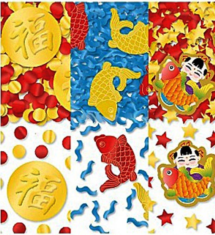 Chinese New Year Table / Invite Confetti. 34gr pack by Amscan 360522 and available in the UK from Karnival Costumes