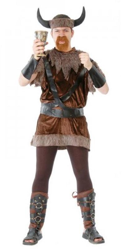 Viking Man Fancy Dress Costume by Guirca 80415 available in one-size from Karnival Costumes as product 31007