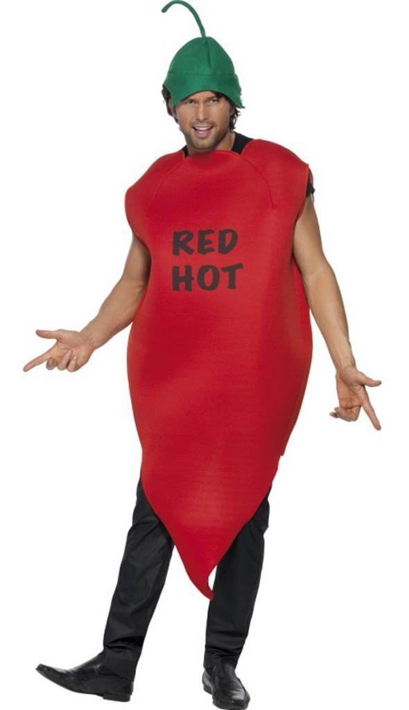 Chilli Pepper Adult Fancy Dress Costume by Smiffys 20361 available from Karnival Costumes