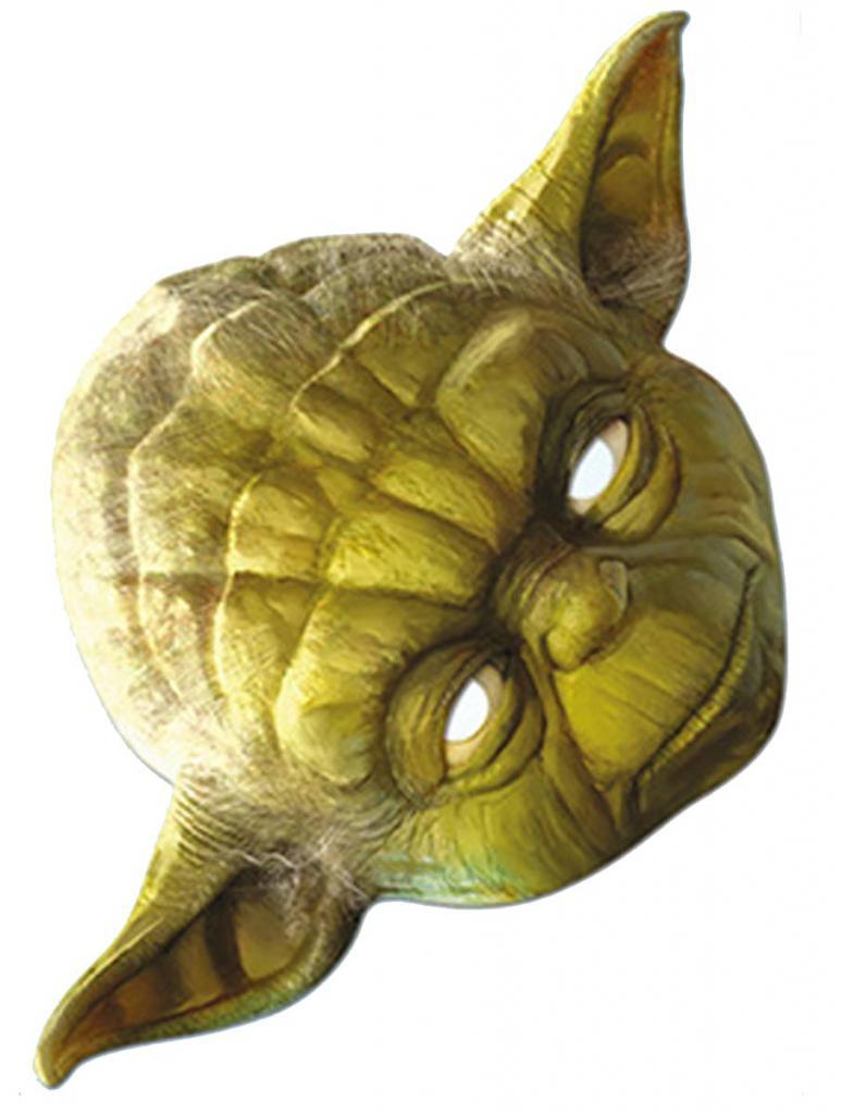 Star Wars YODA Face Mask by Mask-erade SWYOD01and available from Karnival Costumes online party shop