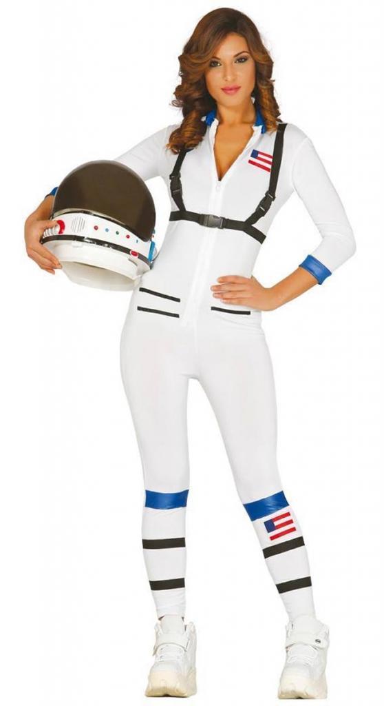 Female Astronaut Fancy Dress Costume by Guircha 84394 available in one-size from Karnival Costumes