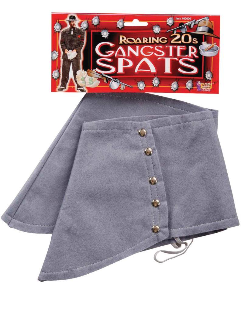 Deluxe Spats in Grey by Forum Novelties 51638 BA1963 available in the UK from Karnival Costumes