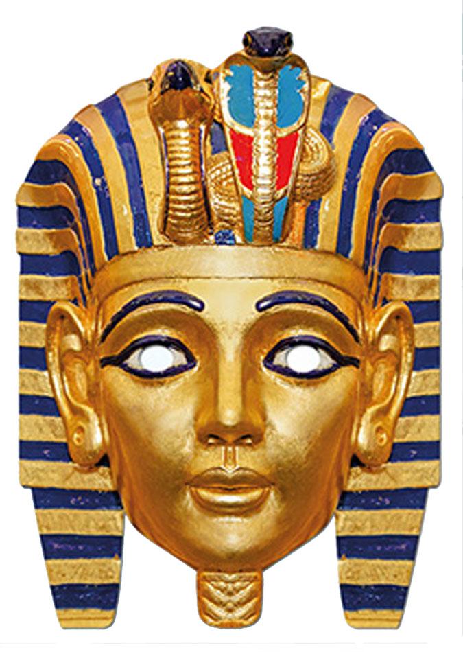 Egyptian Pharaoh Mask by Mask-erade PHARA01 and available from a large collection of Egyptian themed costume accessories at Karnival Costumes online party shop