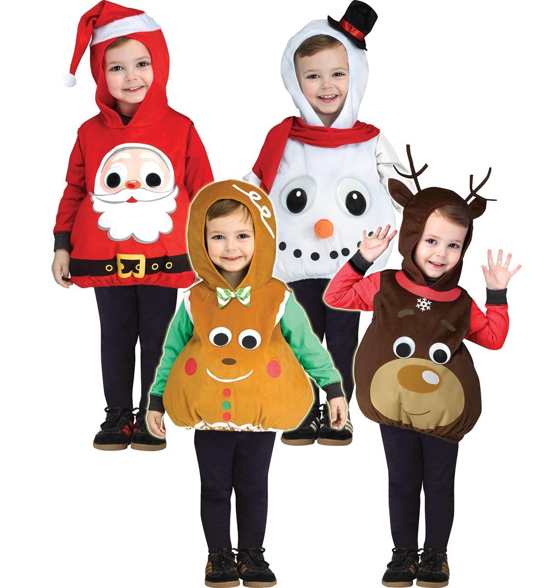 Googly Eye Tunic Christmas Assortment by Fun World 7769 available here at Karnival Costumes online Christmas party shop