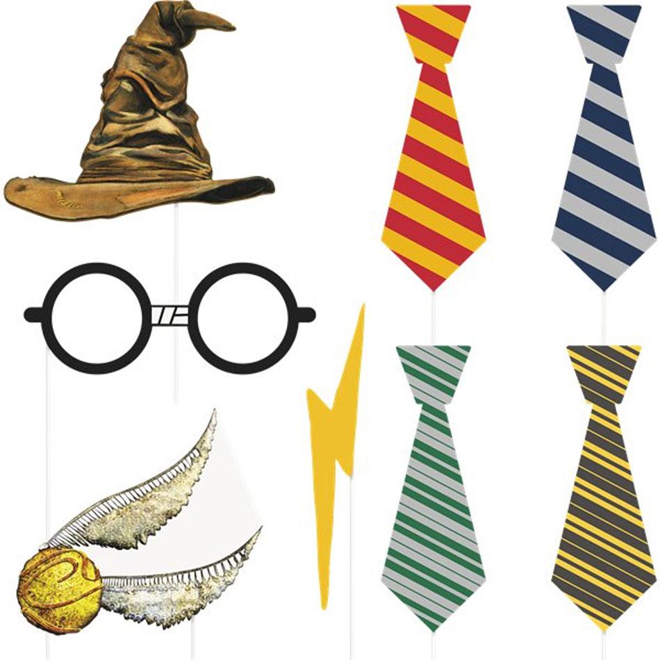 Harry Potter Photo Booth Props Kit by Unique 59070 available here at Karnival Costumes online party shop
