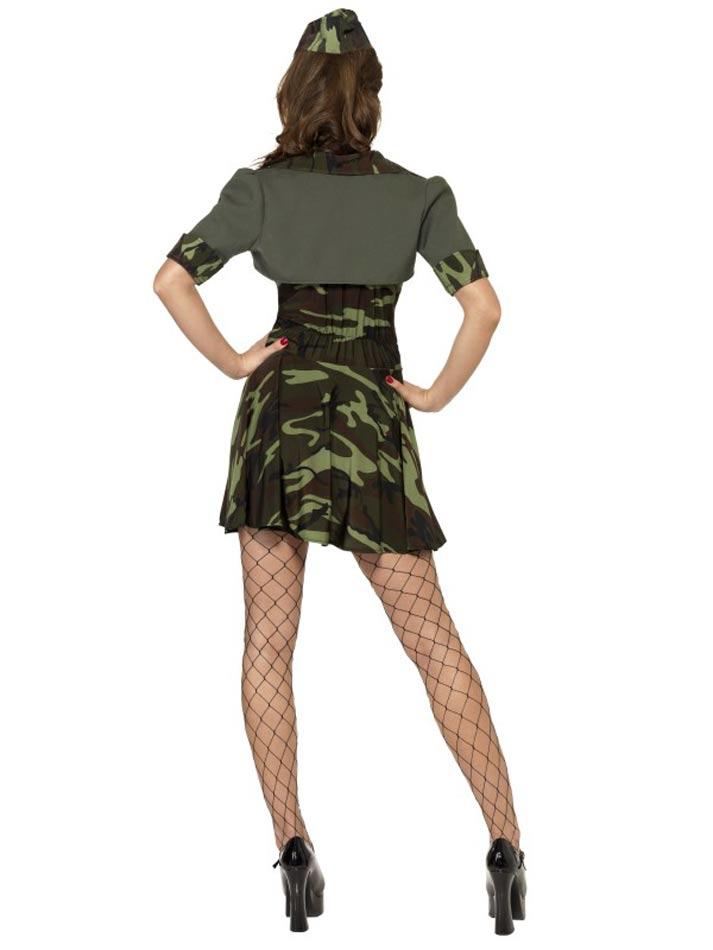 Military Babe Costume For Women Army Fancy Dress By Smiffy 33708 Karnival Costumes 1992