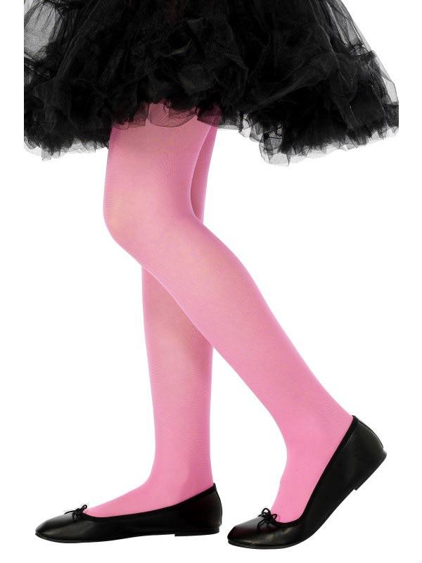 Children's Fushia Pink Tights by Smiffys 30770 available here at Karnival Costumes online party shop