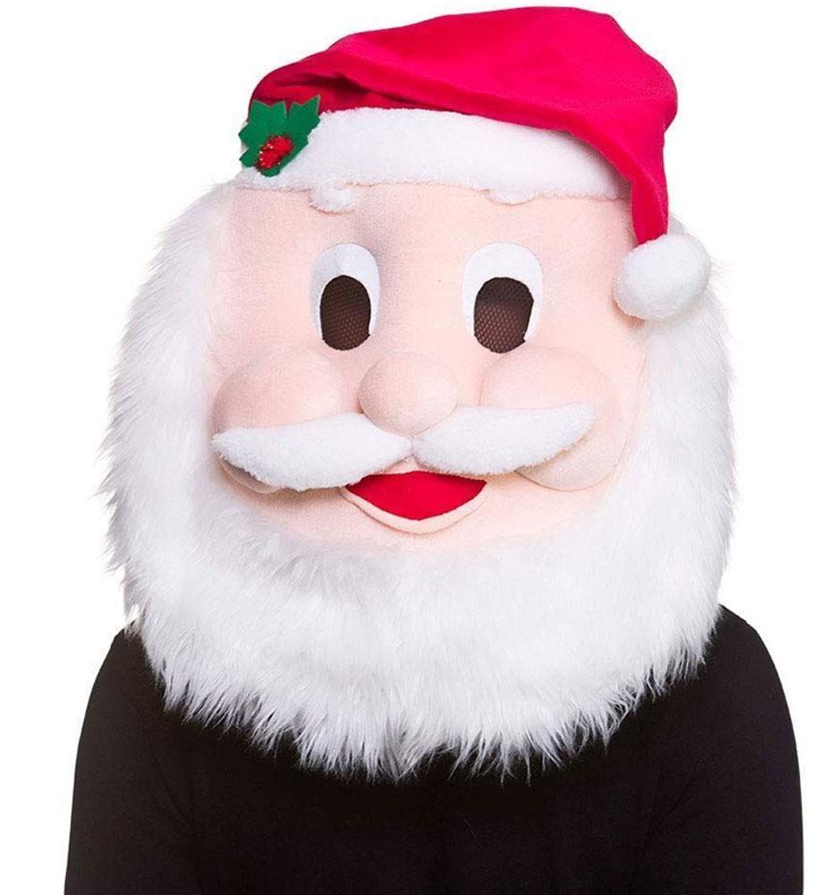 Santa Mascot Head by Wicked XM4646 available  here at Karnival Costumes online Christmas party shop