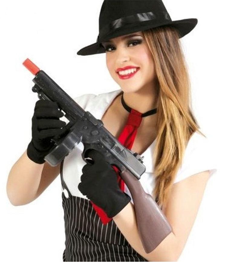 Tommy Gun Costume Gangster Weapon By Guirca 16642 Karnival Costumes 9599