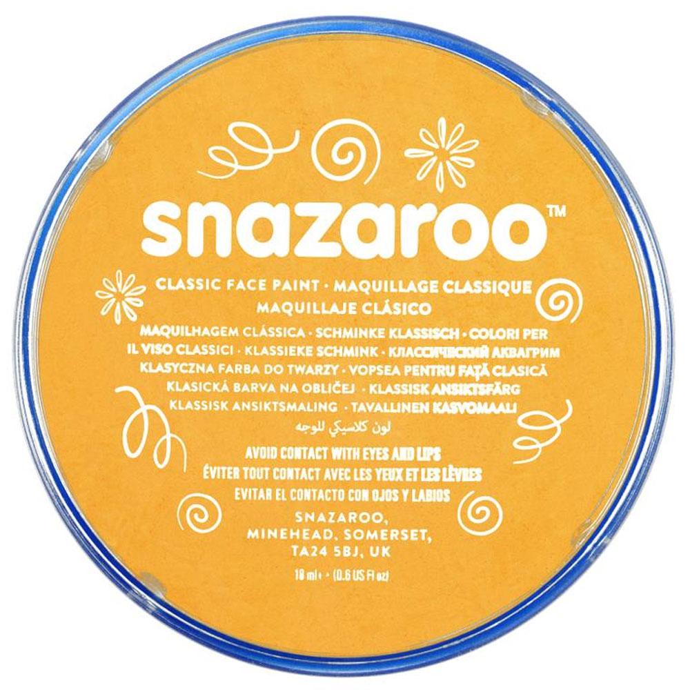 Ochre Yellow Snazaroo Face Paint 18ml item 1118244 available here at Karnival Costumes online party shop