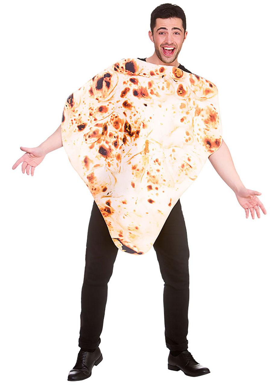 Naan Bread Costume for Adults by Wicked FN8659 available here at Karnival Costumes online party shop