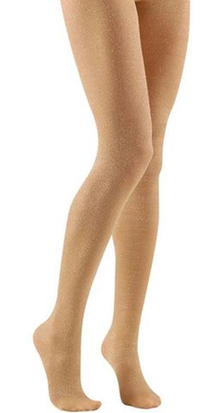 Full Cut Gold Glitter Pantyhose Tights for Women by Widmann 2092K (also in std) available from Karnival Costumes online party shop