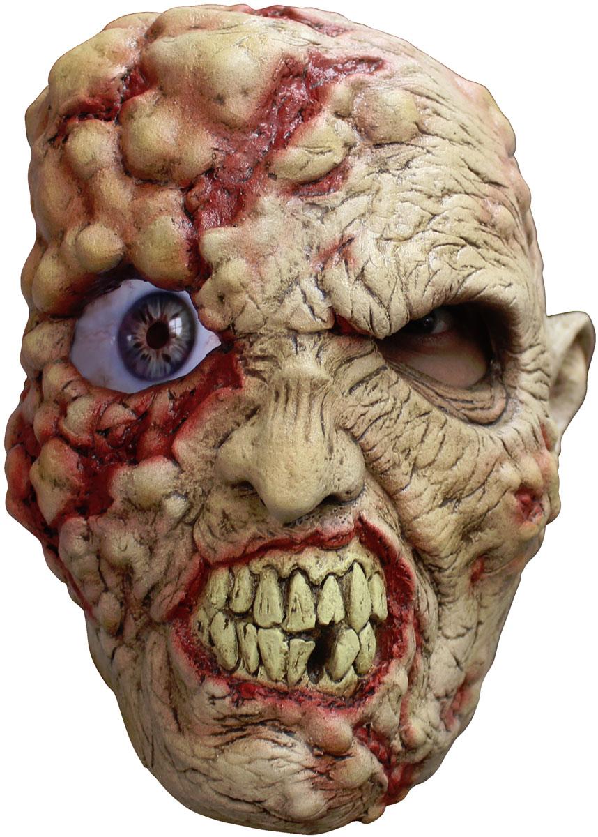 Crazy Eye Zombie Horror Mask animated Digital Dudz mask by Ghoulish Productions 10229 available in the UK here at Karnival Costumes online party shop